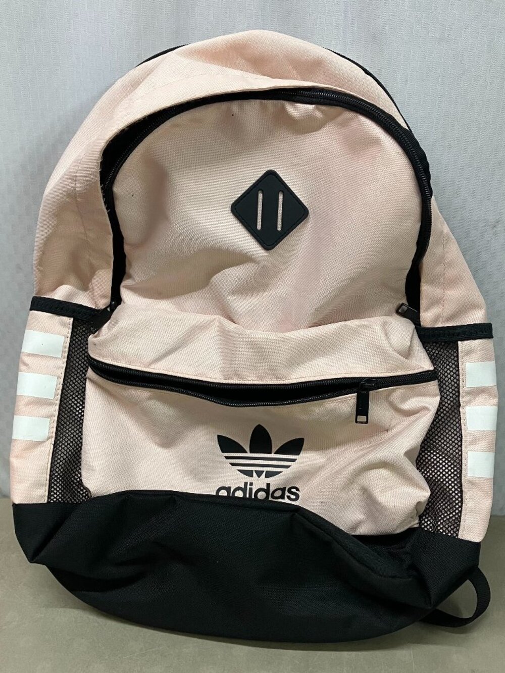 Adidas Originals Base Backpack Bag Unisex Pink Black Laptop School Travel Book